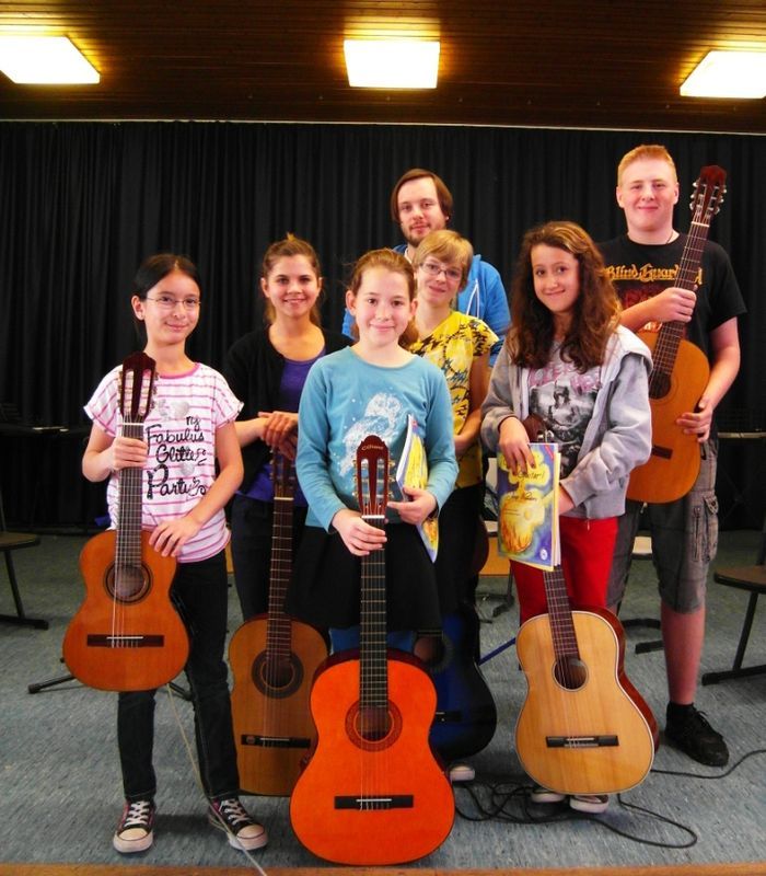 Musikpräsentation in der Stadtschule am Solgraben